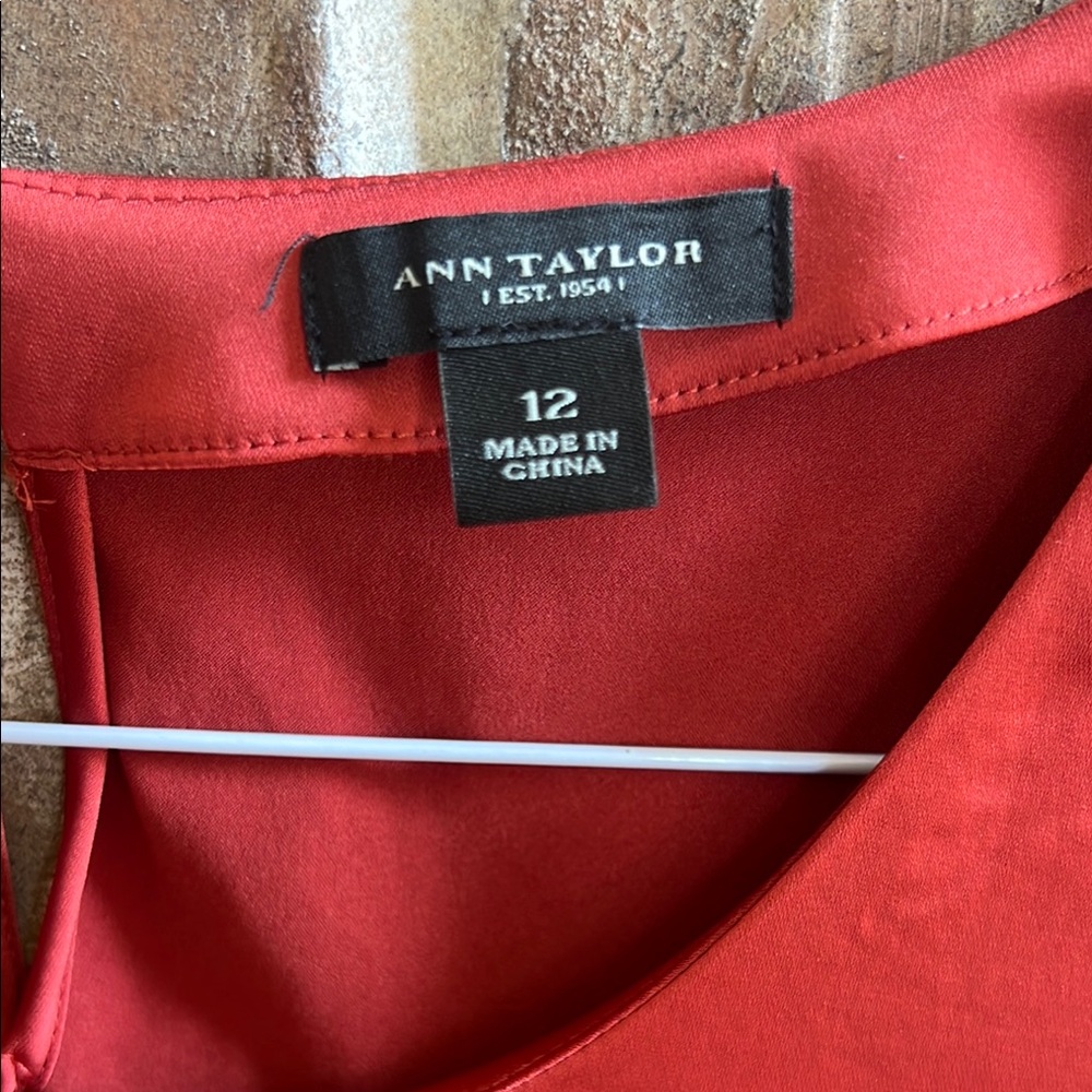 Orange Sleeveless Ruffle Top - Picture 2 of 4
